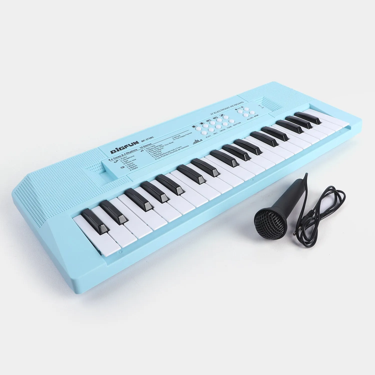 Electronic Music Keyboard Piano With Microphone 37Keys