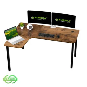 Eureka 60 Inch Corner L Shaped Gaming Desk, ERK-CD-L01L-60VP-V1