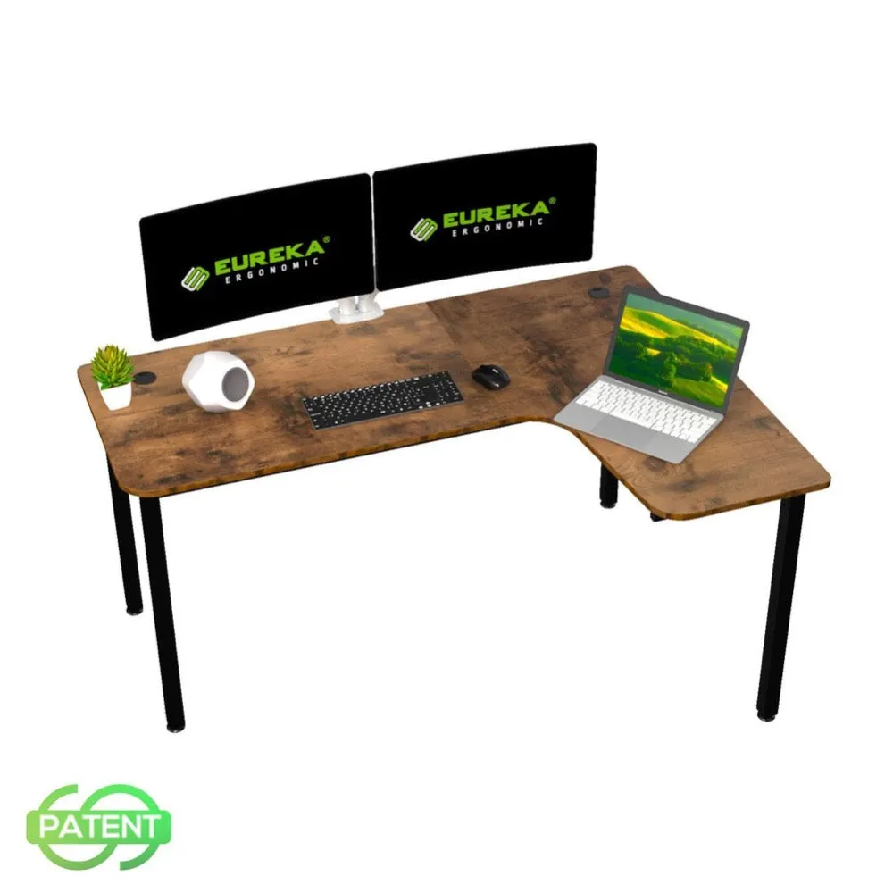 Eureka 60 Inch Corner L Shaped Gaming Desk, ERK-CD-L01L-60VP-V1