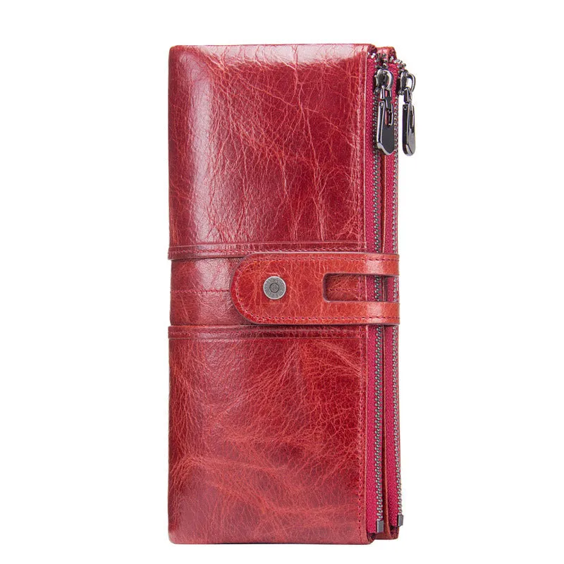 Fashion Long Leather Wallets for Women C2152