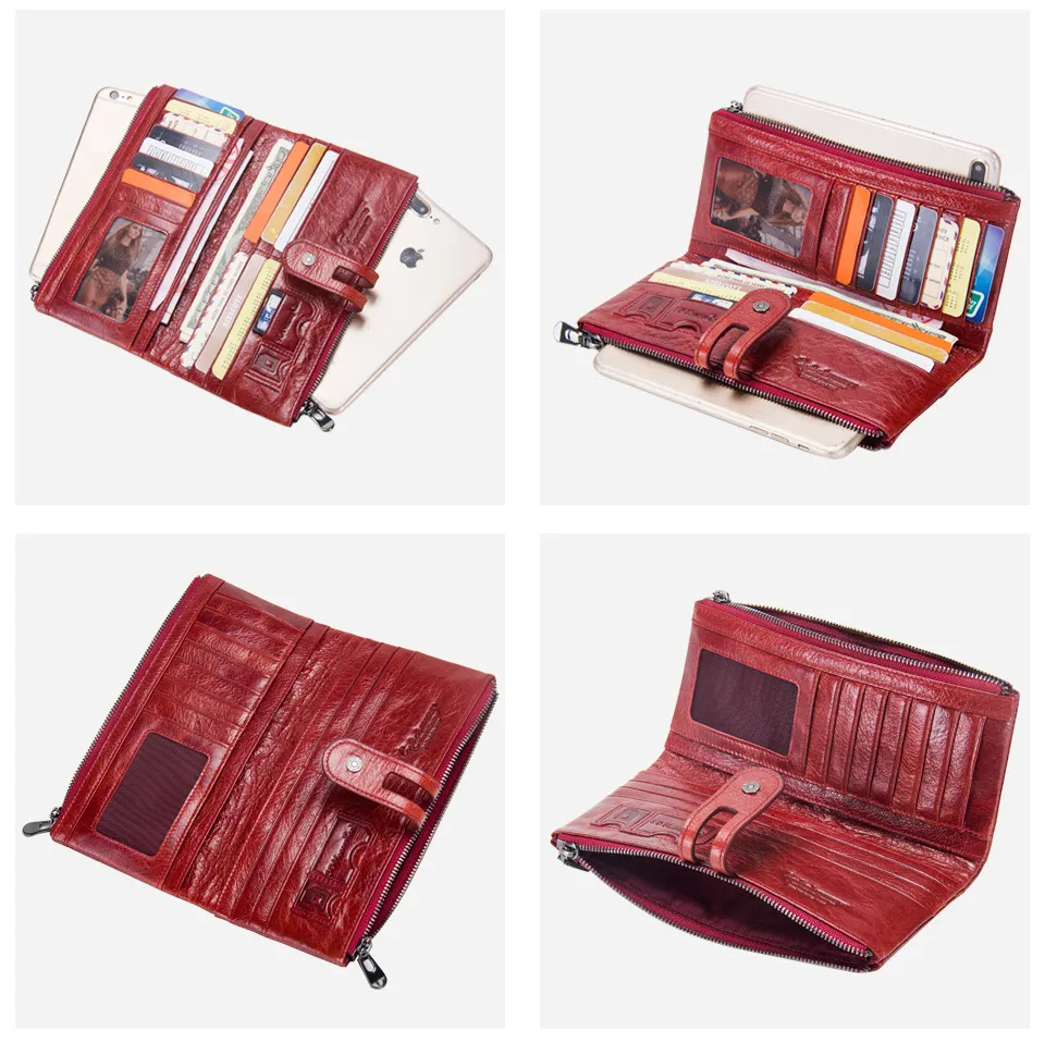 Fashion Long Leather Wallets for Women C2152