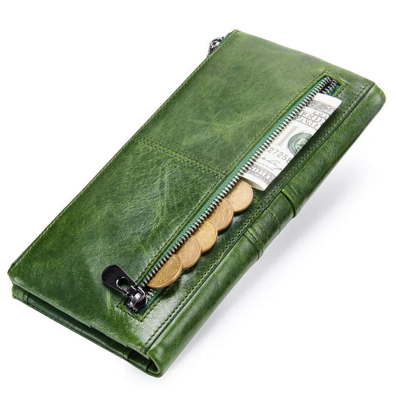 Fashion Long Leather Wallets for Women C2152