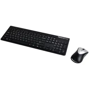 FELLOWES 9893601 Microban(R) Slimline Cordless Keyboard Combination