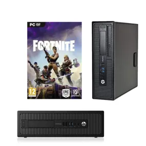 Fortnite Ready! HP Elitedesk 800 G1 Refurbished Desktop PC i5 3.6GHz 16GB RAM 240GB SSD Windows 10 Home NVIDIA GT 730 2GB