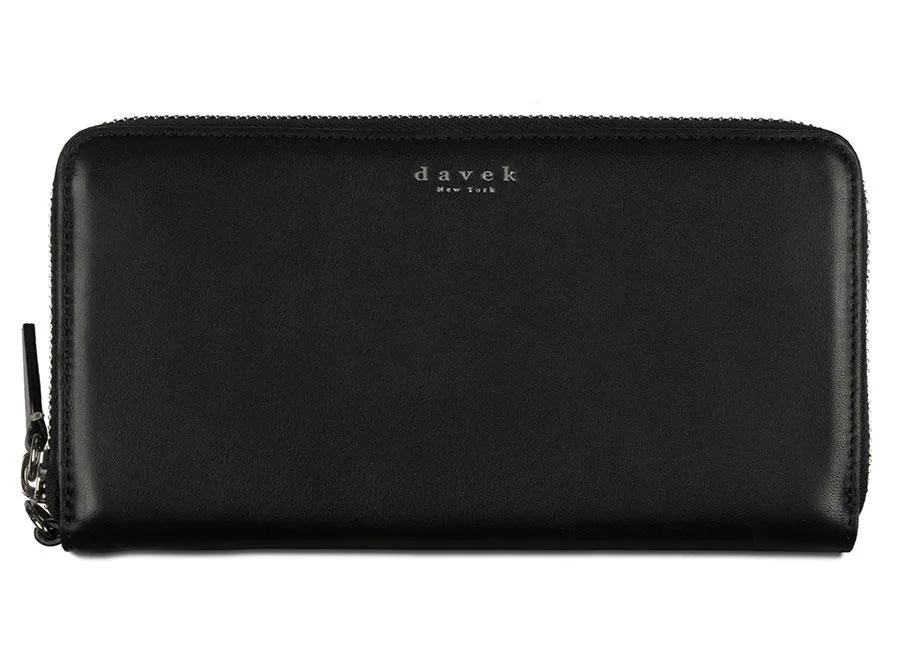 FULL ZIPPER WALLET - Black