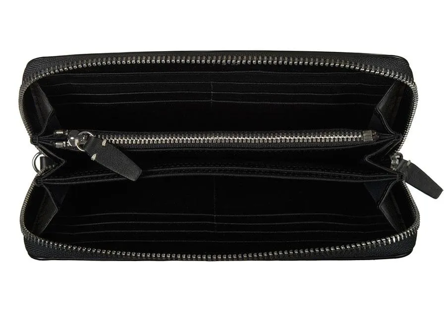 FULL ZIPPER WALLET - Black