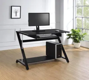 G800222 Contemporary Black Computer Desk