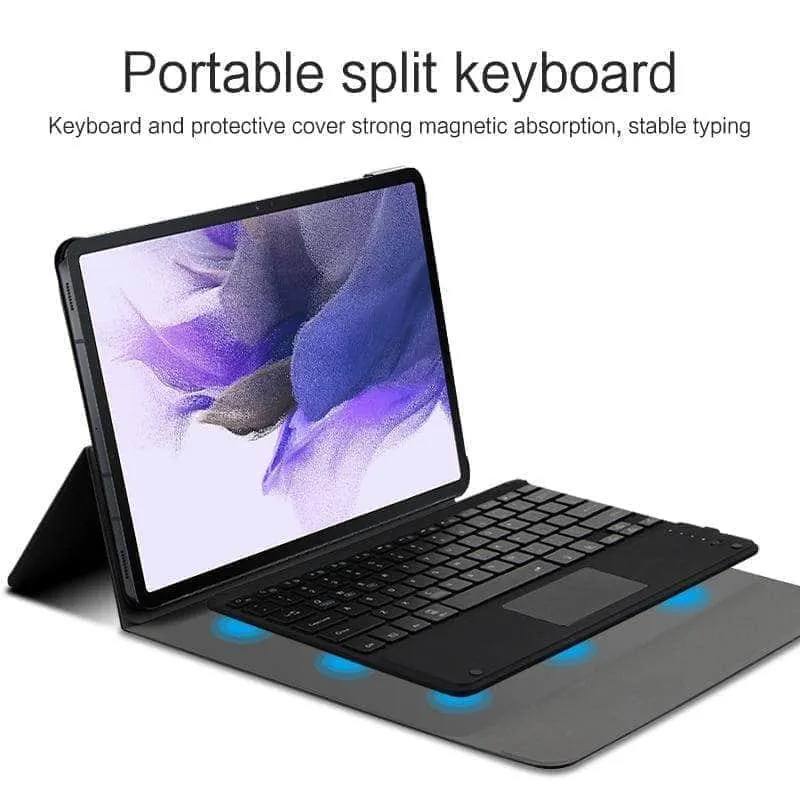 Galaxy Tab S7 Lite 12.4 T730 T735 Bluetooth Keyboard Smart Case