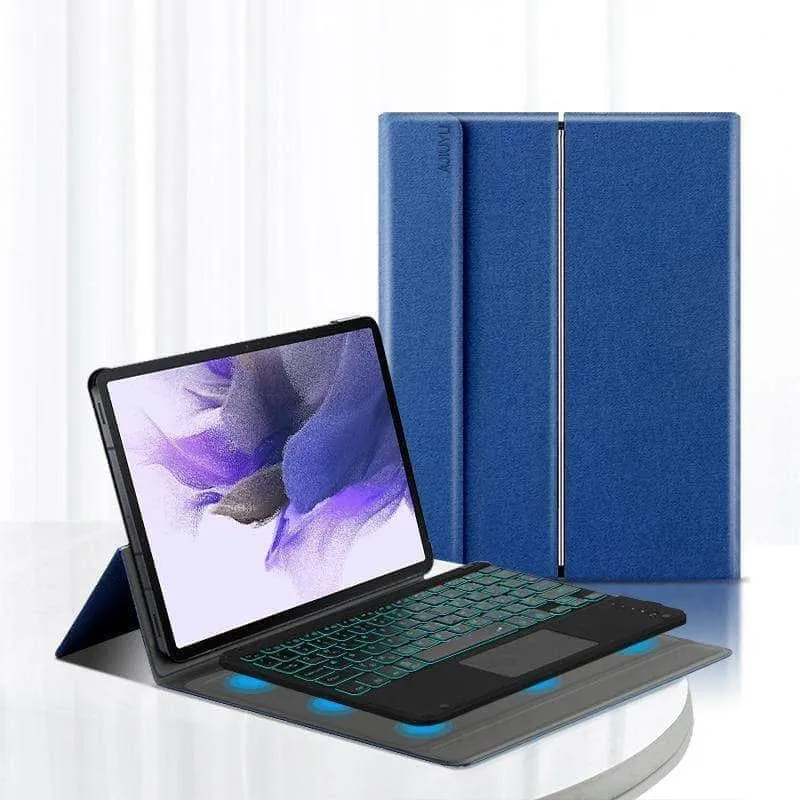 Galaxy Tab S7 Lite 12.4 T730 T735 Bluetooth Keyboard Smart Case