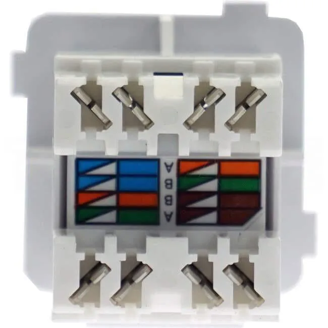 Garland CAT6 RJ45 Data Mech White Suitable For Clipsal Wall Sockets Each