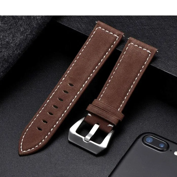 Garmin Fenix 6x Retro Leather Watch Straps