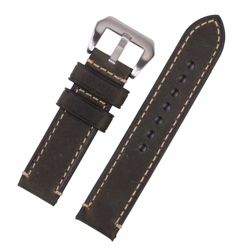 Garmin Fenix 6x Retro Leather Watch Straps