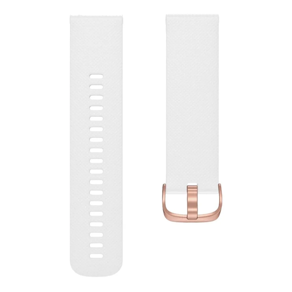 Garmin Fenix 6x Silicone Watch Straps with Rose Gold Buckles