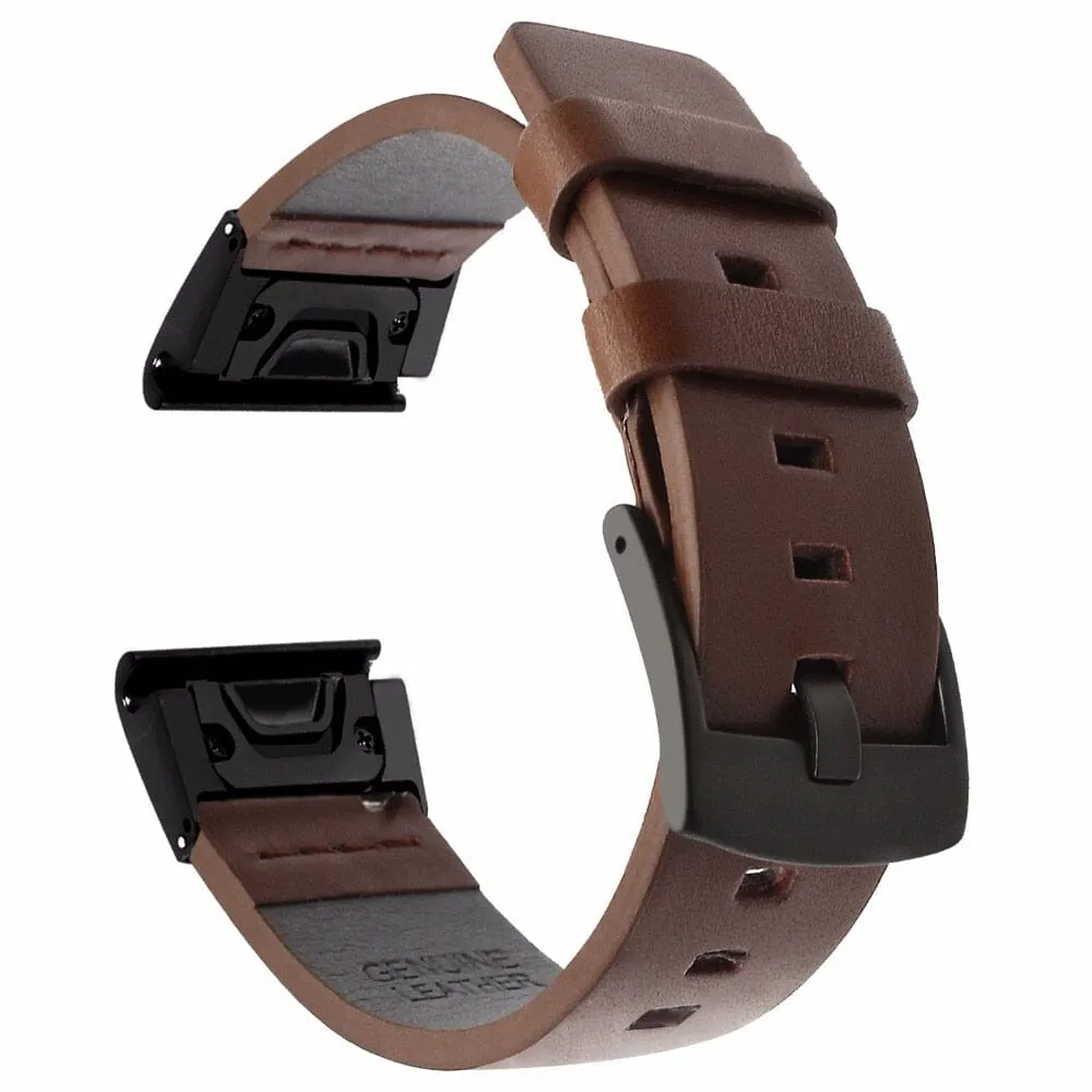 Garmin Fenix 7 Leather Watch Straps