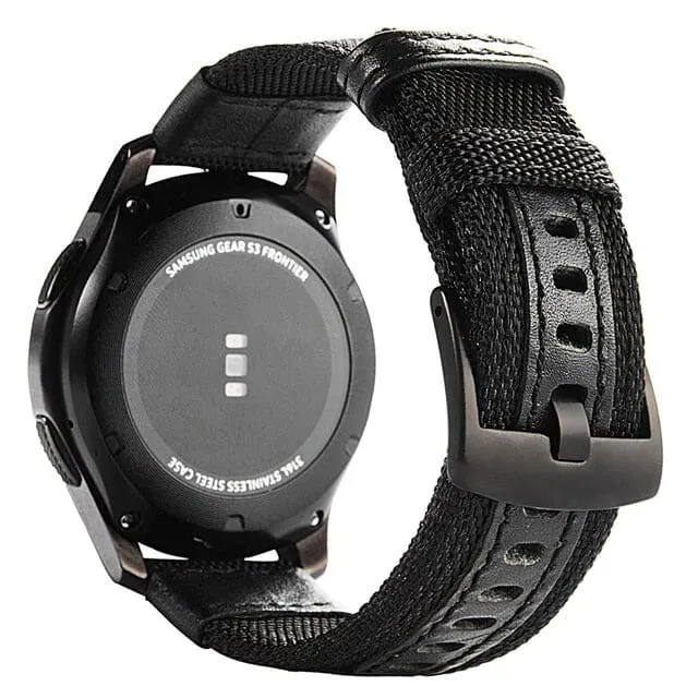 Garmin Forerunner 955 Nylon & Leather Watch Straps