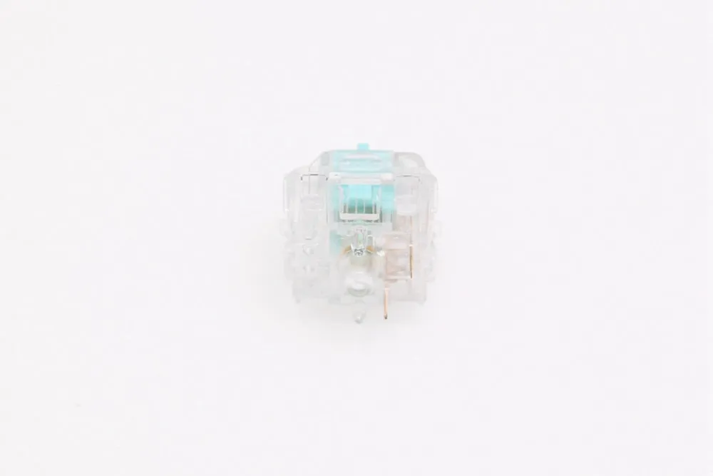 Gateron Tealio V2 Switch Linear 62g 67g 5pin SMD RGB mx stem switch for mechanical keyboard Cyan Colorway