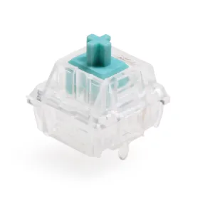 Gateron Tealio V2 Switch Linear 62g 67g 5pin SMD RGB mx stem switch for mechanical keyboard Cyan Colorway