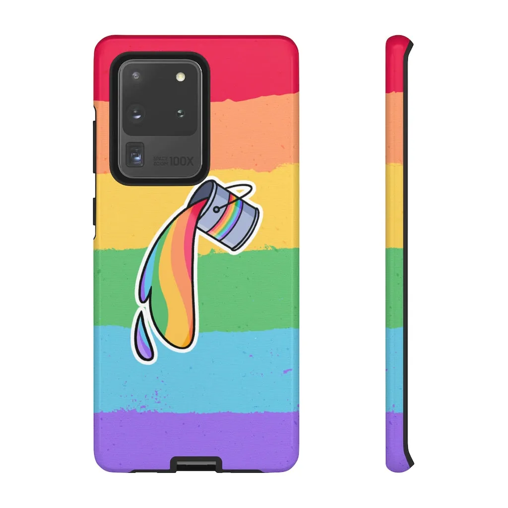 Gay Rainbow Flag Paint Phone Case for Apple & Samsung