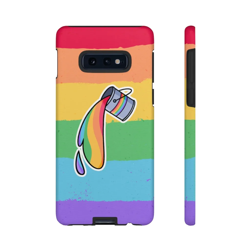 Gay Rainbow Flag Paint Phone Case for Apple & Samsung