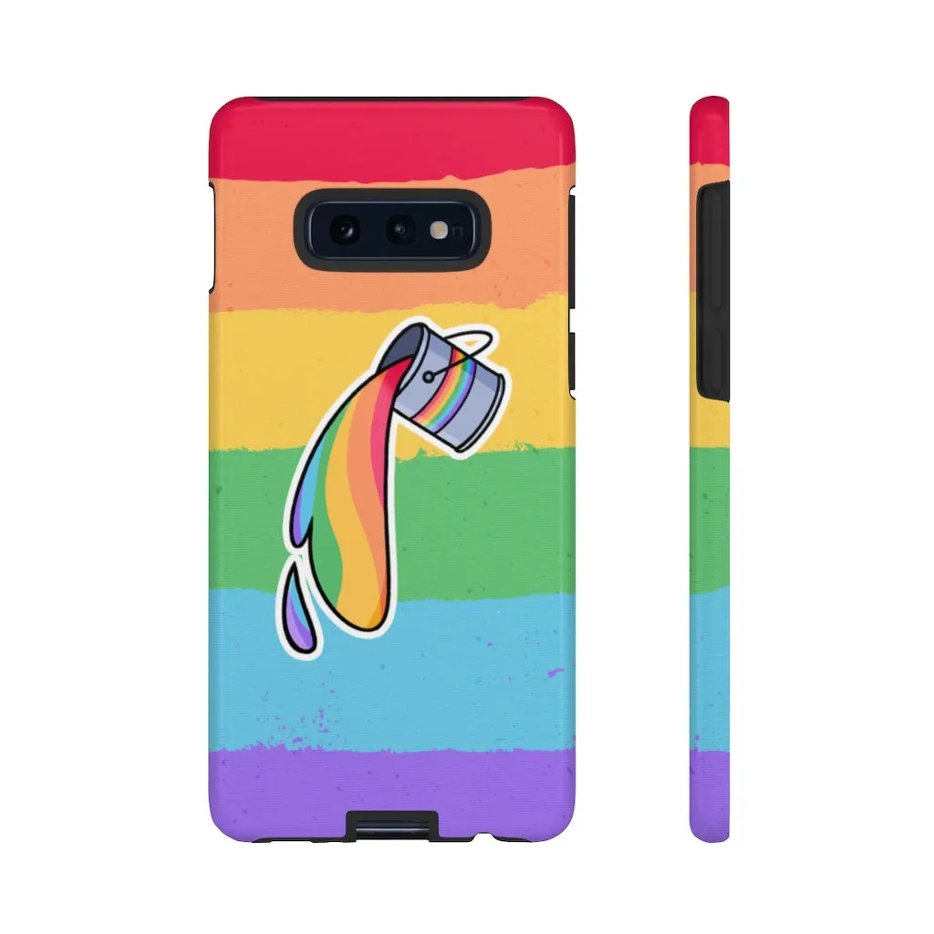 Gay Rainbow Flag Paint Phone Case for Apple & Samsung