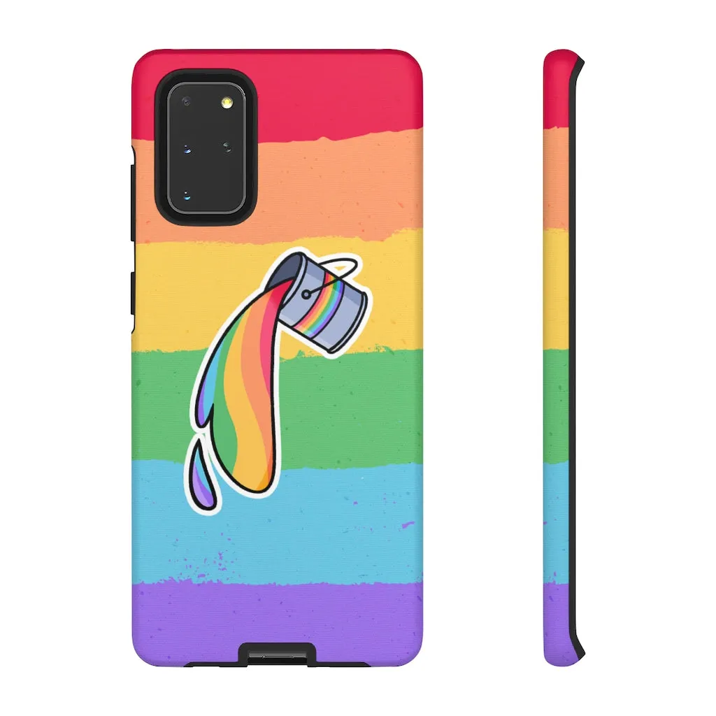 Gay Rainbow Flag Paint Phone Case for Apple & Samsung