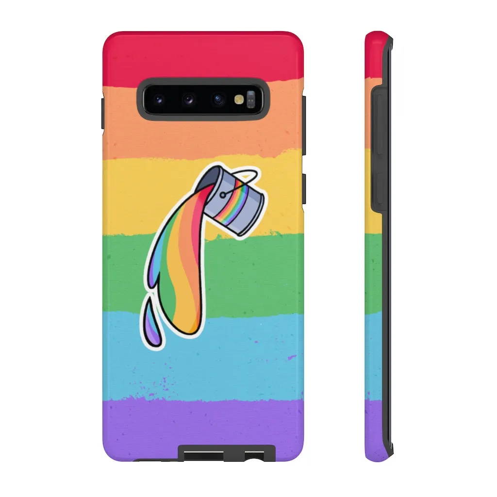 Gay Rainbow Flag Paint Phone Case for Apple & Samsung