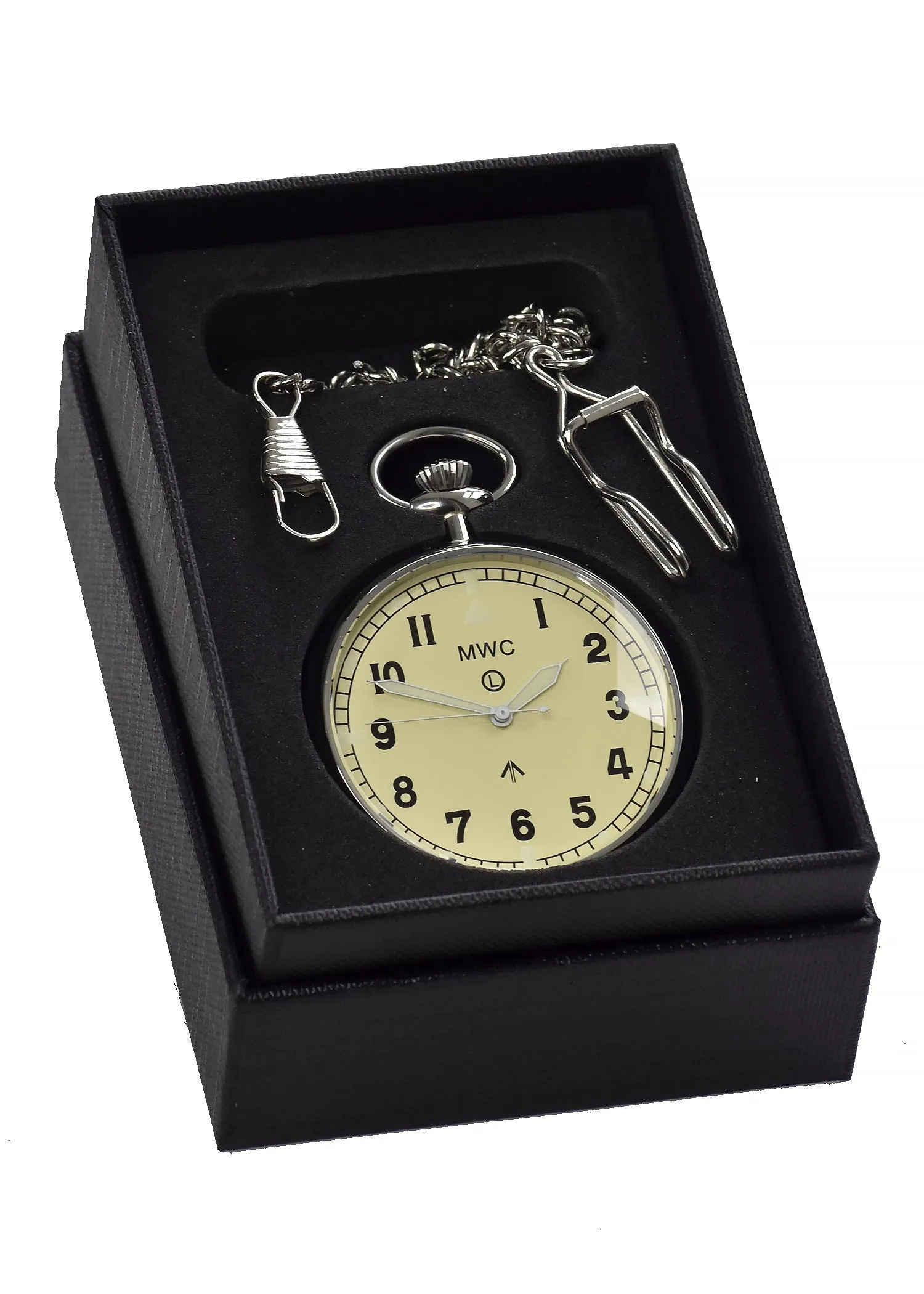 General Service Military Pocket Watch (24 Jewel Automatic Movement with Option to Hand Wind)