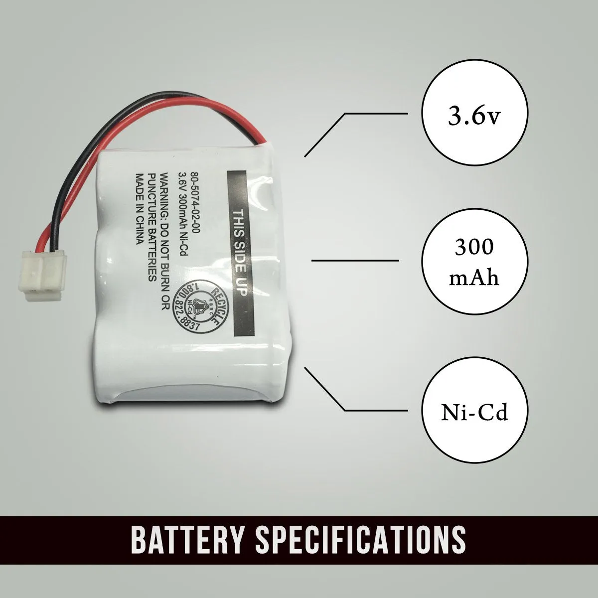 Genesis GTI-8800 Cordless Phone Battery