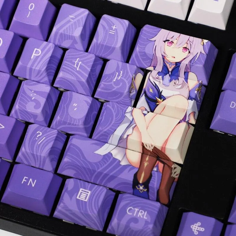 Genshin Impact Keqing Keycaps