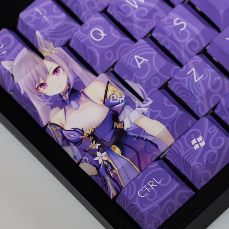 Genshin Impact Keqing Keycaps