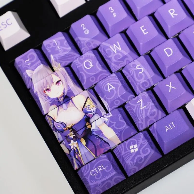 Genshin Impact Keqing Keycaps