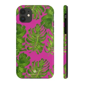 Green Tropical Leaf iPhone Case, Hawaiian Style Case Mate Tough Samsung Galaxy Phone Cases