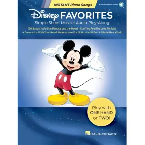 Hal Leonard HL00283720 Disney Favorites  Instant Piano Songs