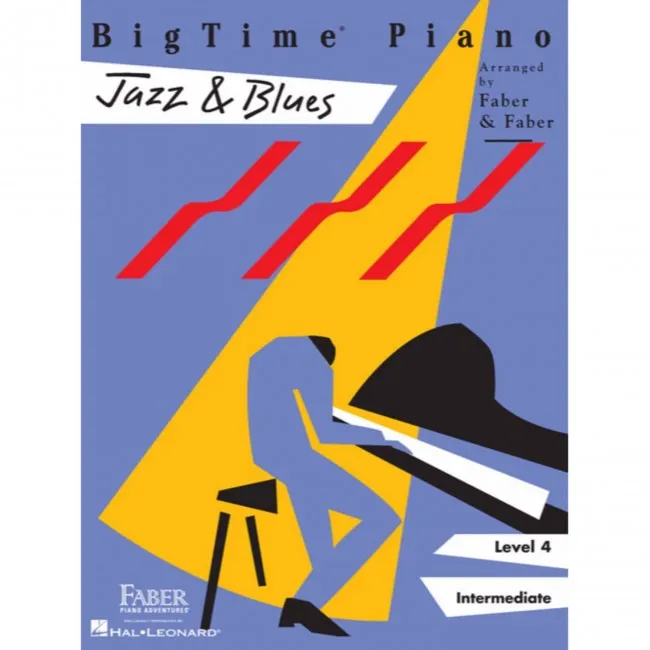 Hal Leonard HL00420120 BigTime Piano - Level 4 - Jazz n Blues