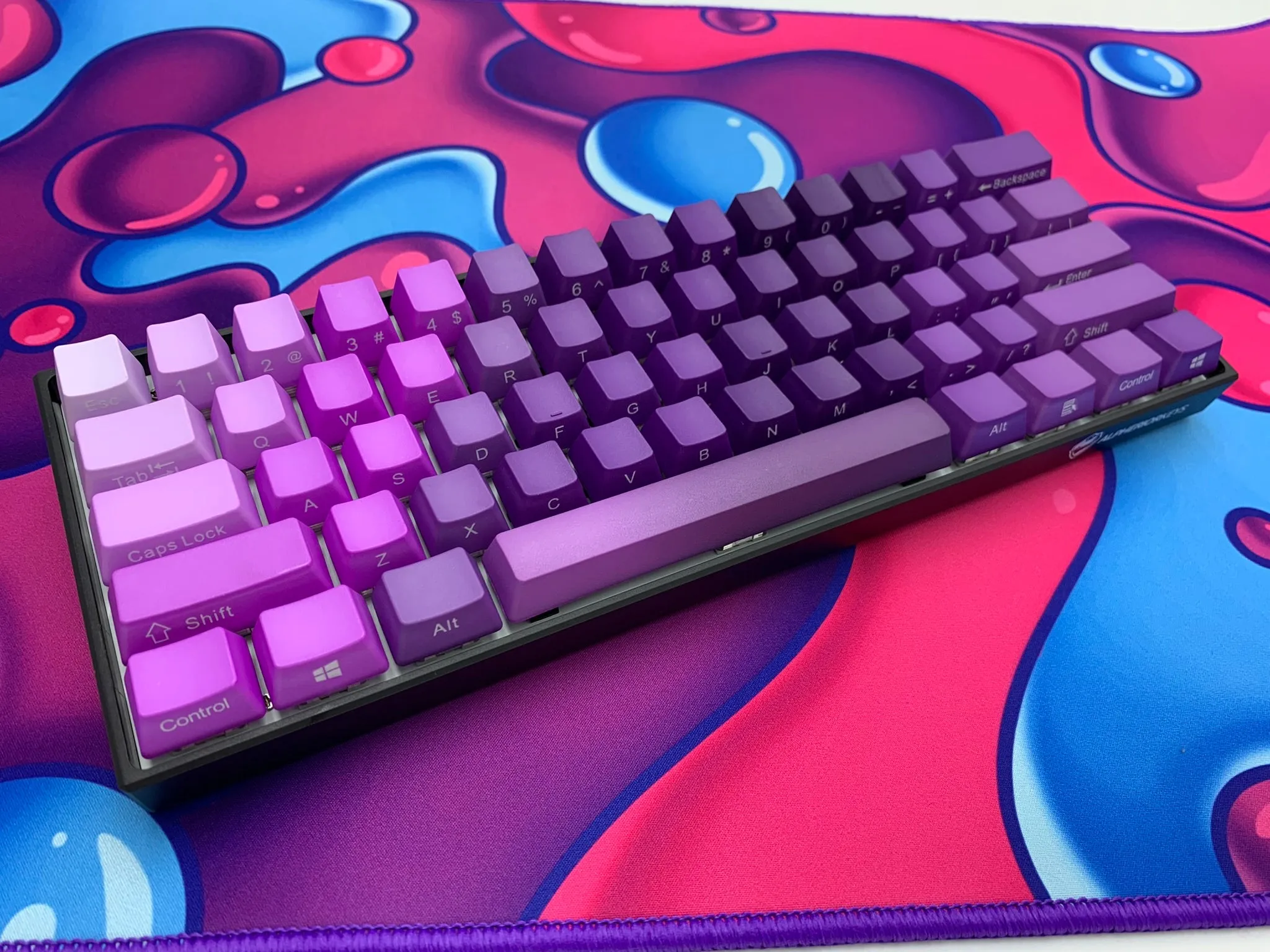 Hayabusa 60% Keyboard - Purple Fade