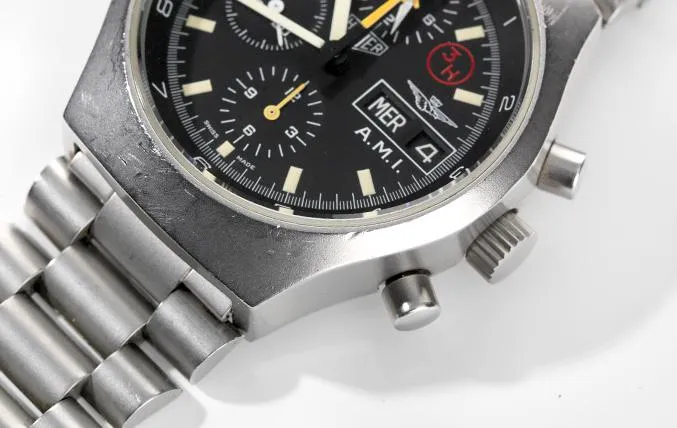 Heuer Issued A.M.I Military Chronograph 510.543 it