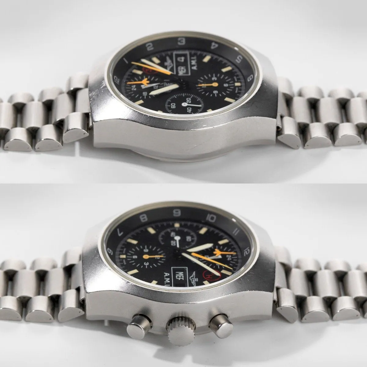 Heuer Issued A.M.I Military Chronograph 510.543 it