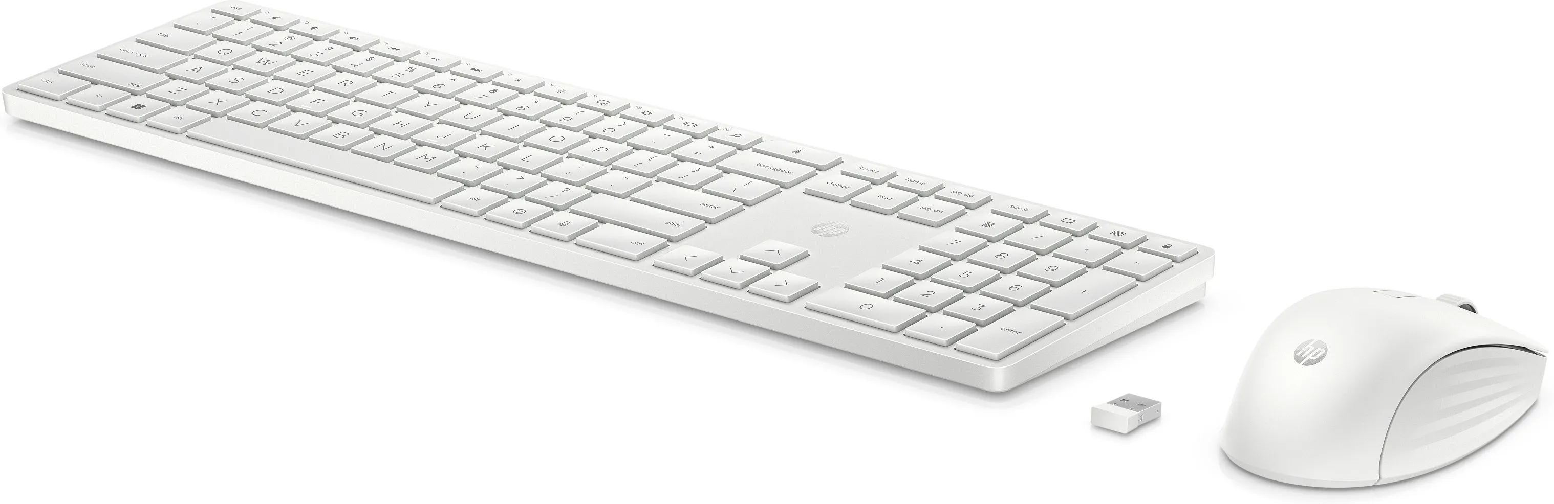 Hp 655 Wireless Keyboard And Mouse Combo White (De)