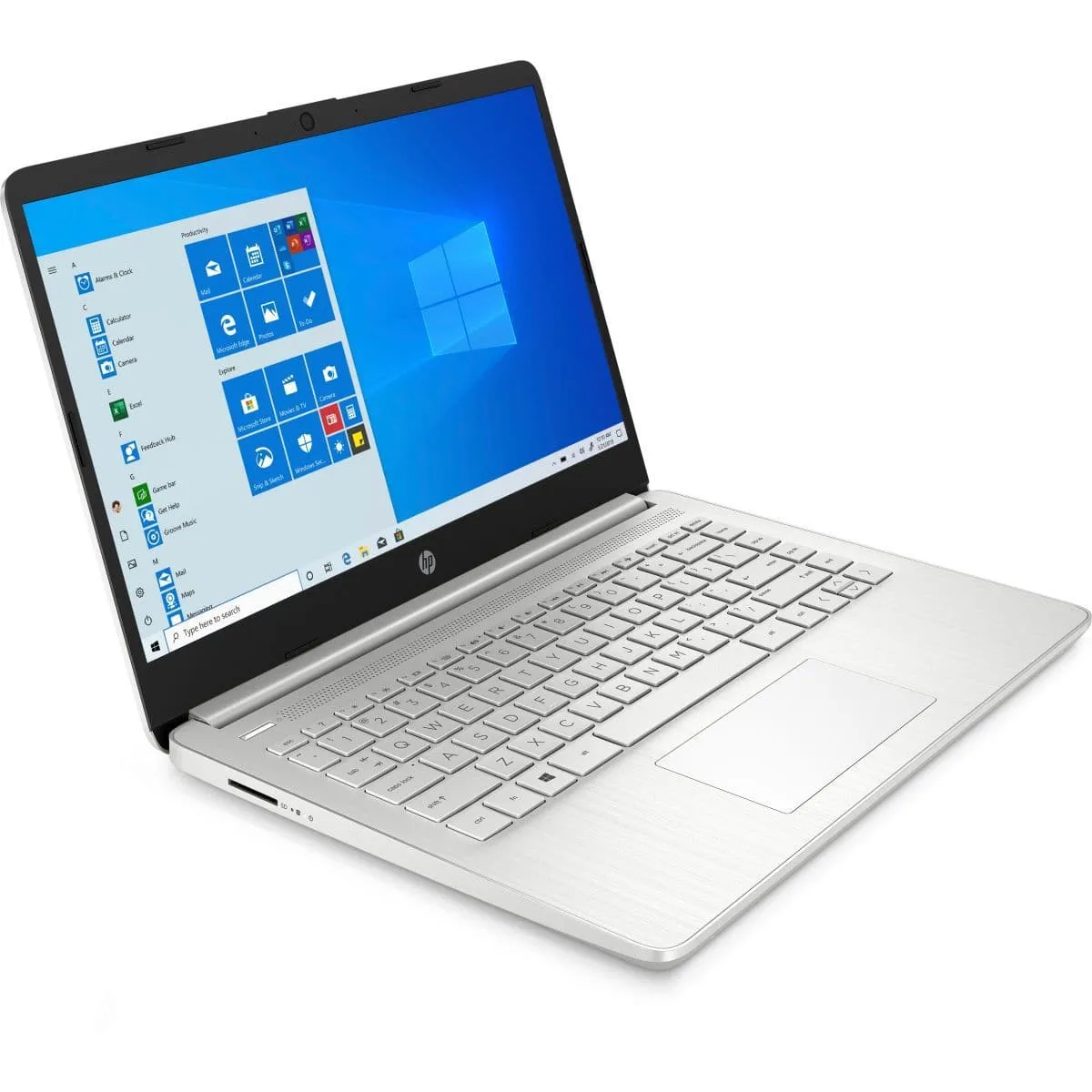 HP Laptop 14s-fq0000na 4500U Notebook , 14" Full HD, AMD Ryzen™ 5, 8GB DDR4-SD RAM, 256GB SSDWindows 10 Home - Silver