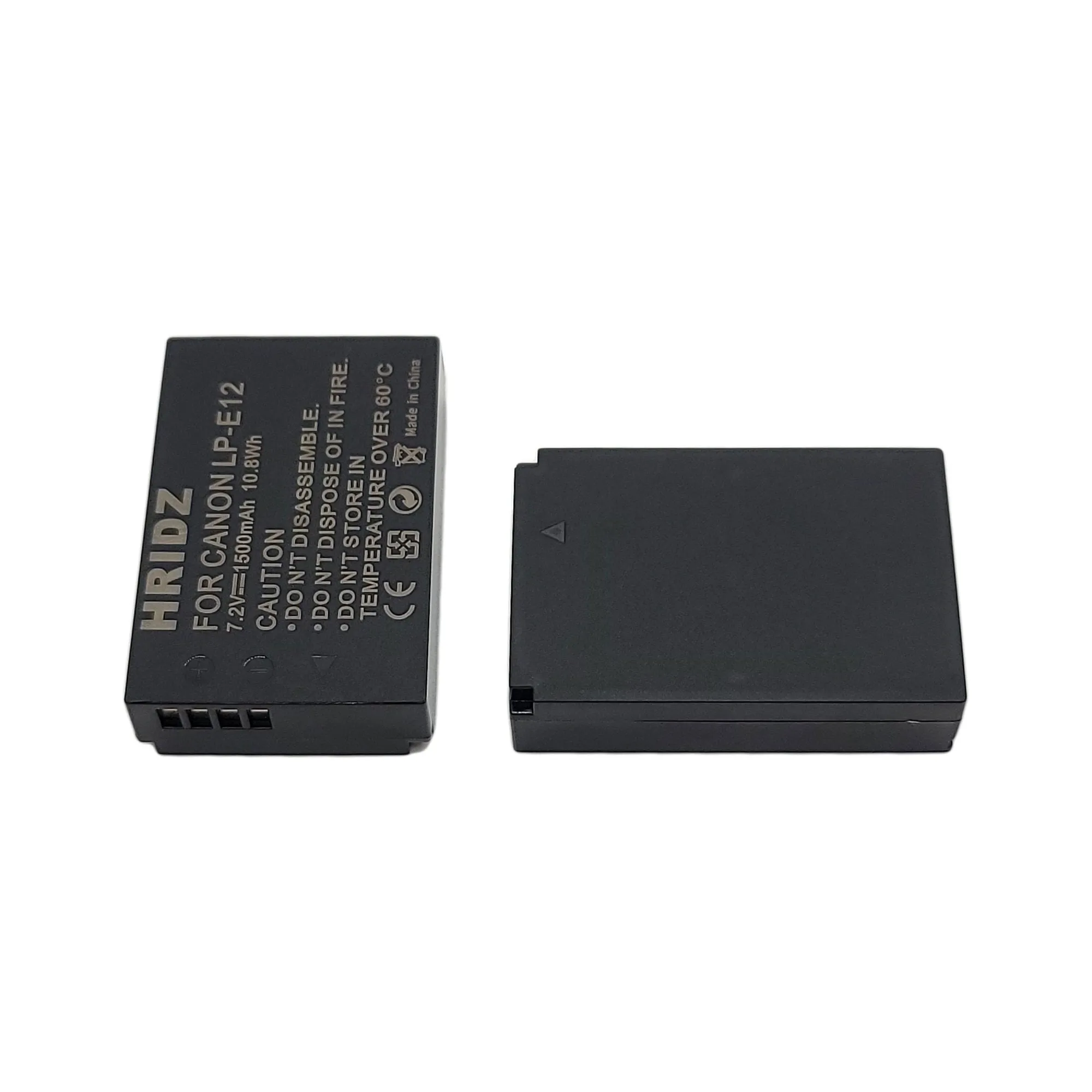 Hridz LP-E12 Battery for Canon LP-E12 EOS M M10 M50 M100 M200 SX70 SL1