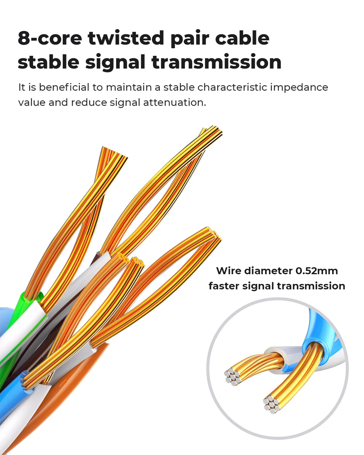 H.VIEW  18M/ 30M/ 40M/ 50M Cat5 Ethernet Cables, Ethernet Cable for POE Cameras, Power POE Camera, LAN RJ45 High Speed Internet Network Cable, Waterproof, Outdoor/Indoor (2 Pack)