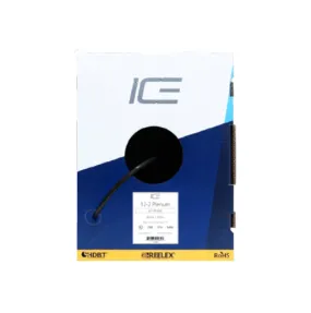 Ice Cable 12-2/P/BLK 12-2 Plenum Cable - 500ft Box (Black)