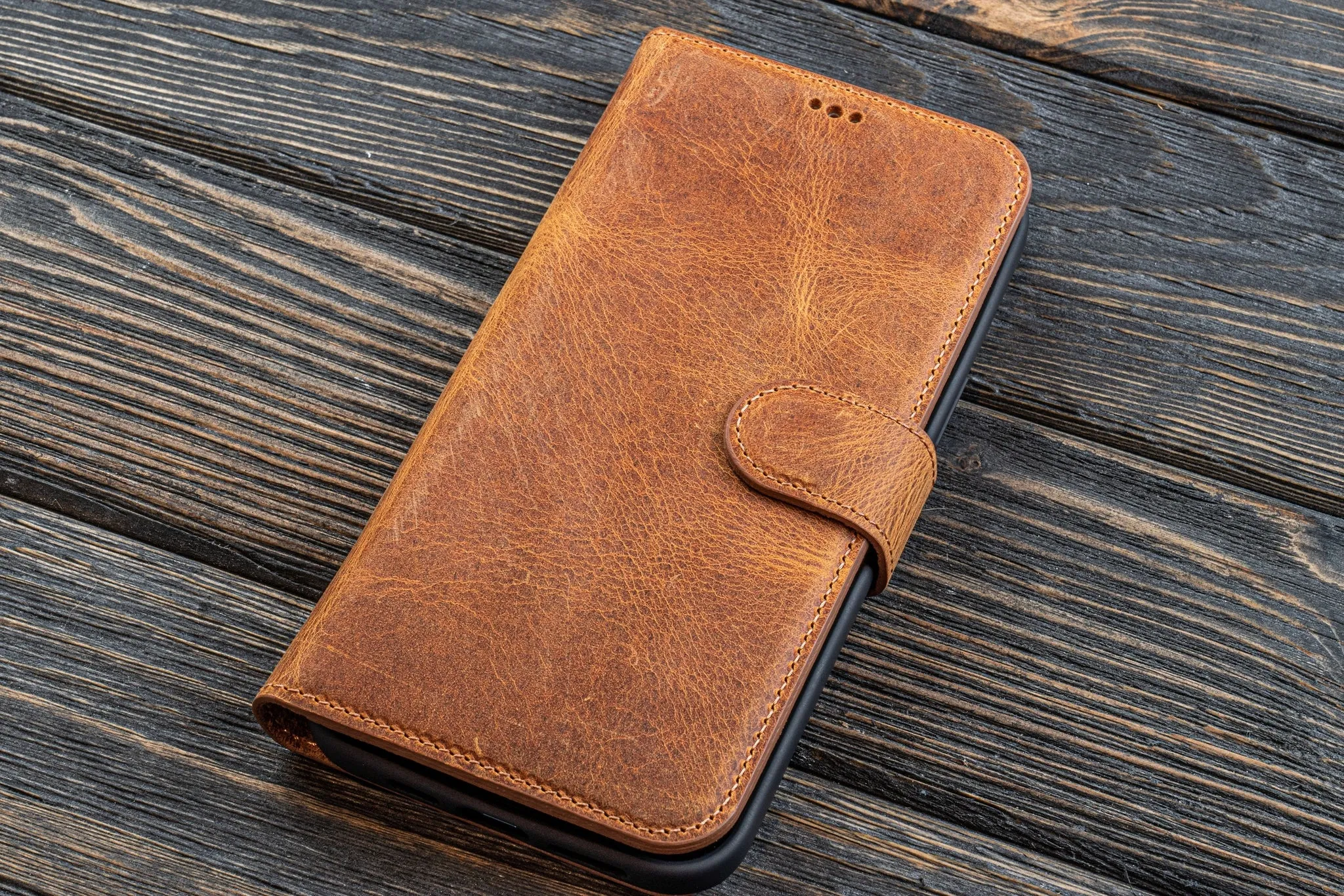 iPhone 12 Mini (5.4") Leather Wallet Case