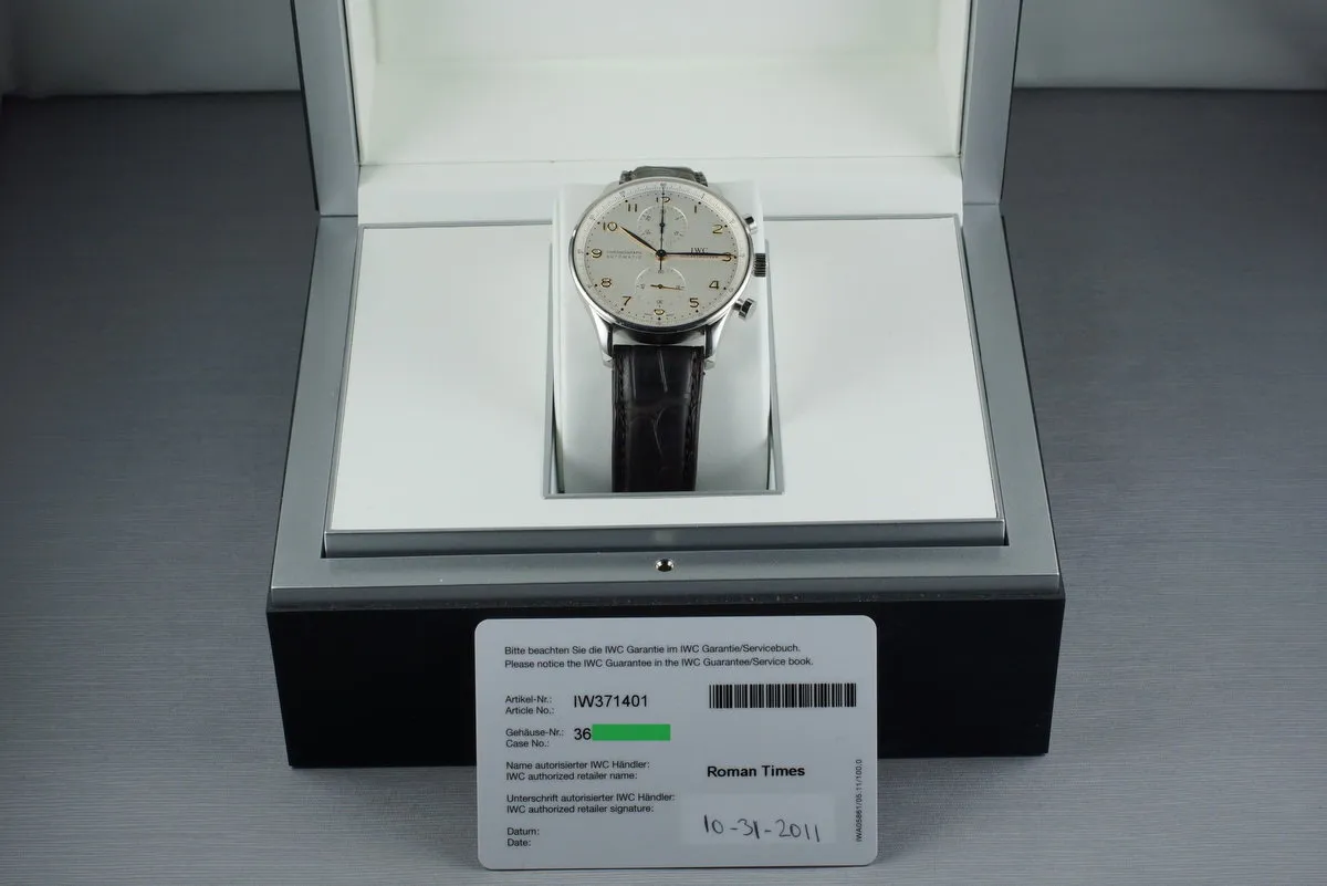 IWC Portuguese IW371401 with Box and Papers