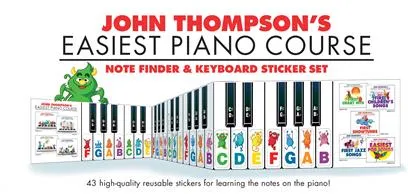 John Thompson's Easiest Piano Course: Note Finder Piano Or Keyboard