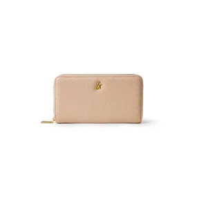 JUMBO PEBBLE WALLET - NUDE