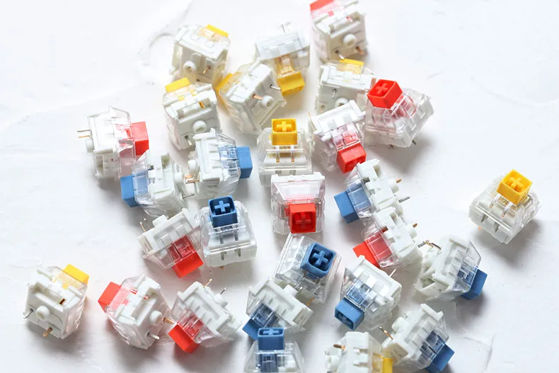 Kailh Box Heavy Switch dark yellow burnt orange pale blue RGB SMD Switches Dustproof Switch For Mechanical keyboard IP56 mx