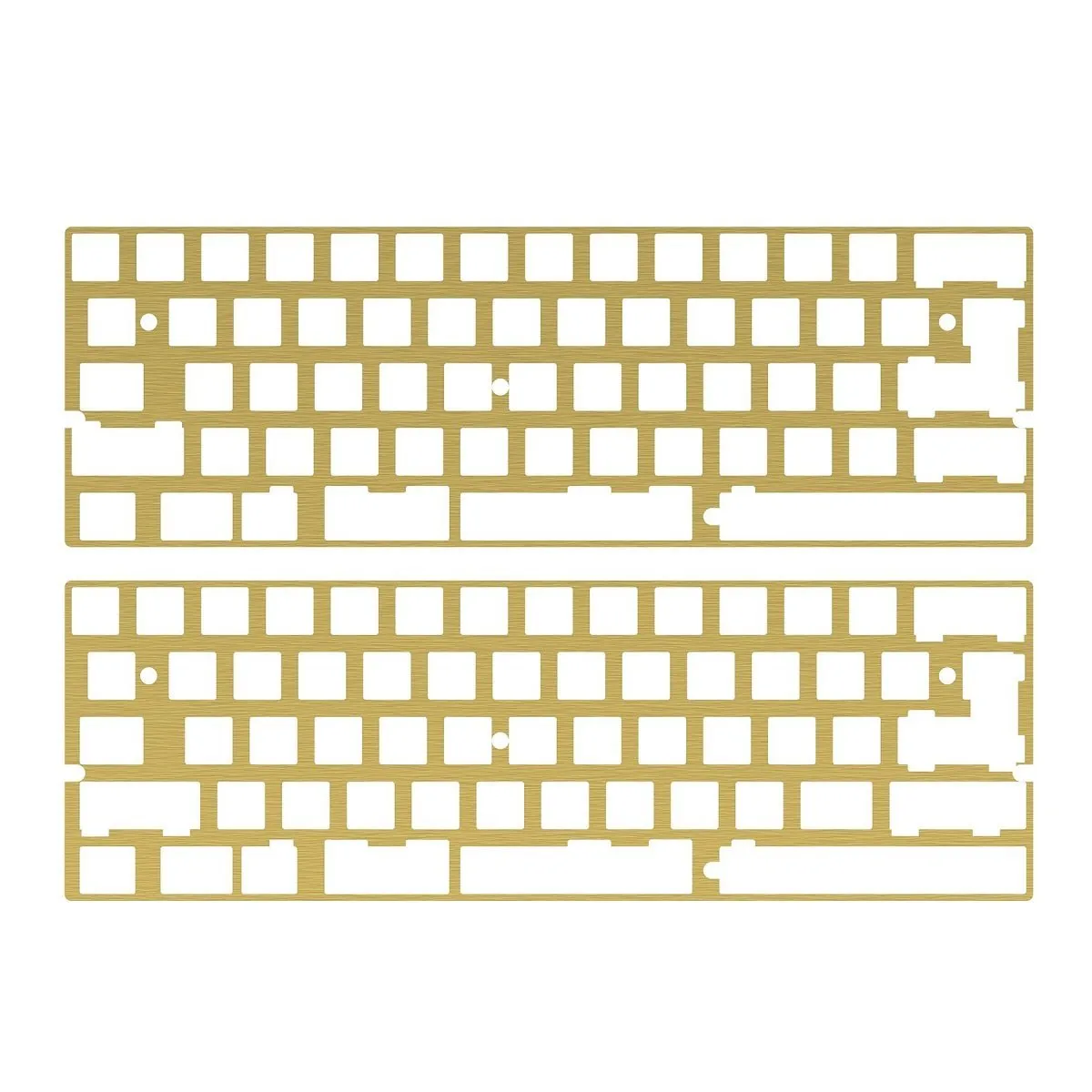 KBDfans DZ60 CNC 60% Plate Aluminum/Brass