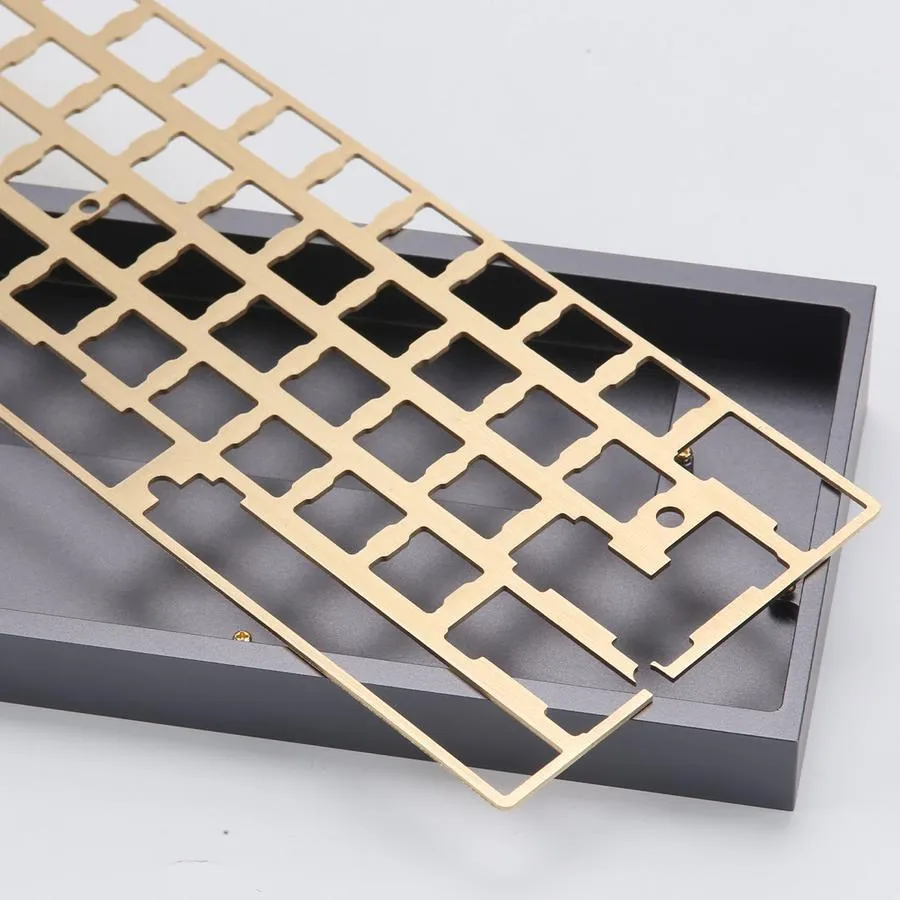 KBDfans DZ60 CNC 60% Plate Aluminum/Brass