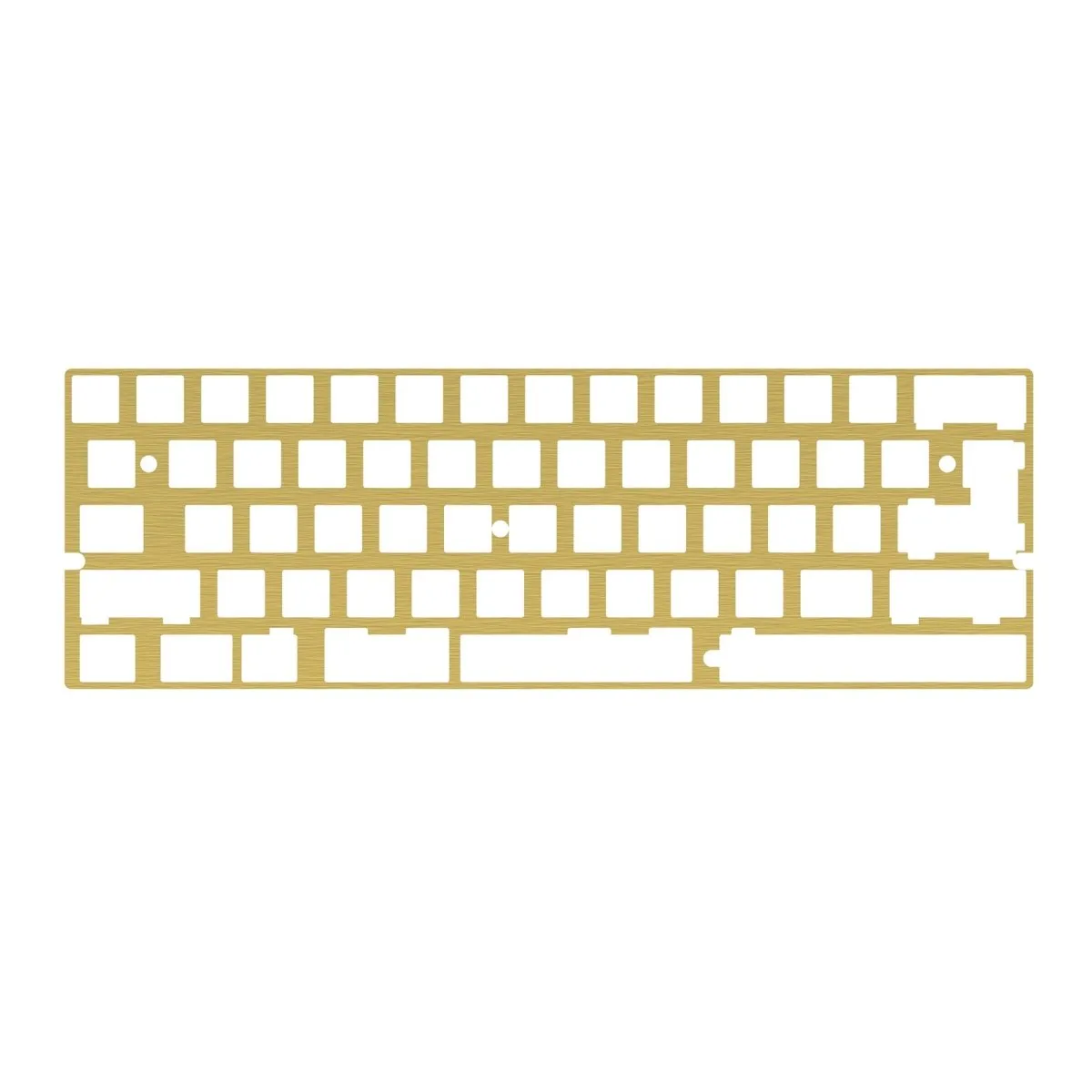 KBDfans DZ60 CNC 60% Plate Aluminum/Brass